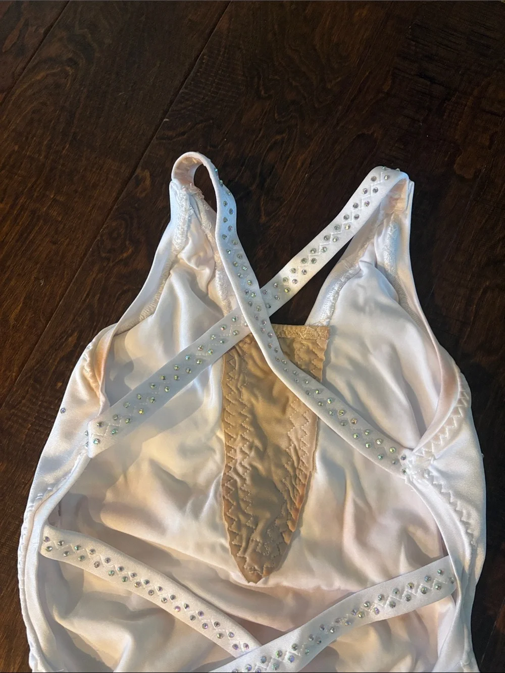 White Embellished Dance Costume